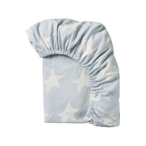 Fitted Sheet Jersey Basinet || Magic Blue | Nature Baby