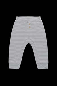 Pima Cotton Wesley Pant - Fine Stripe Missouri/Parchment | Jamie Kay