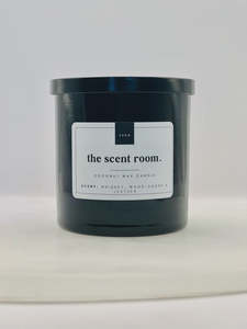 Whiskey, Wood-Smoke & Leather Candle | the scent room.
