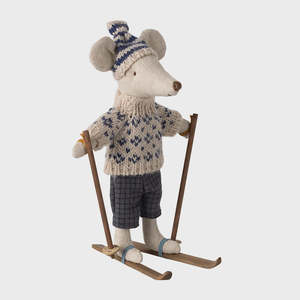 Winter Mouse Dad Ski Set 2024 | Maileg