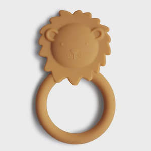 Teether Lion - Soft Yellow | Mushie