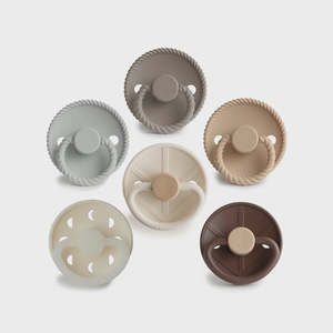 6-Pack Pacifiers - Latex - Earthy Wonder | Frigg