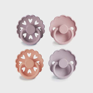 Frigg: 4-Pack Pacifiers - Latex - Sunset Bliss | Frigg