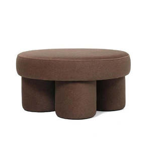 Lume Ottoman - Chocolate | Ned Collections