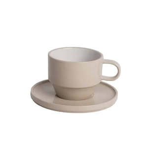 Hudson Mug + Saucer - Medium Cashmere | Ned Collections