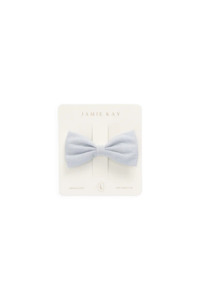 Wear: Organic Cotton Desiree Bow - Petite Check | Jamie Kay
