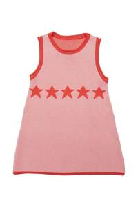 Stars Align Dress - Pink + Red | Sunday Siblings