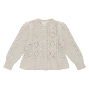 Jamie Kay: Annabelle Cardigan - Vanilla | Jamie Kay