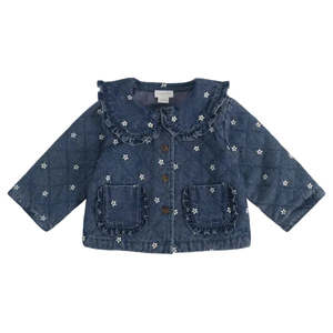 Amandine Jacket - Josie Floral Denim | Jamie Kay