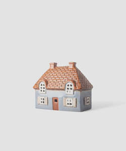 Care 1: Cotswold Tea Light Cottage Blue | French Country