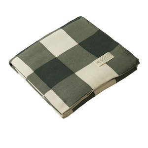 Care 1: DUNE BLANKET - Thyme Check - Cot | Nature Baby