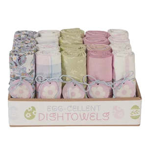 Care 1: HOPPY EASTER DISH TOWEL | Design Imports