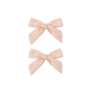 Rylee Cru: Bows - Set Of 2 - Melon | Rylee + Cru
