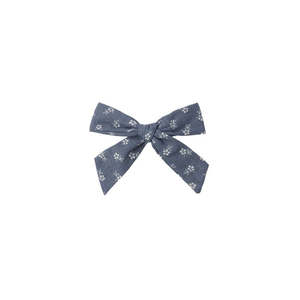 Bow - Ditsy - Marine | Rylee + Cru