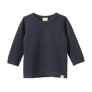 WAFFLE TEE - Navy | Nature Baby