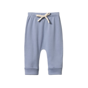 Bottoms: DRAWSTRING PANTS - Dusky Blue | Nature Baby