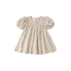 Dresses Skirts: Carina Dress - Dahlia - Natural | Quincy Mae