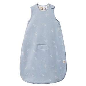 Onesies Sleepwear: ORGANIC COTTON SLEEPING BAG - Paper Planes Print, 3-24M | Nature Baby