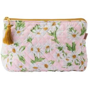 Sweet Daisy Quilted Cotton Toiletry Purse | Kip & Co