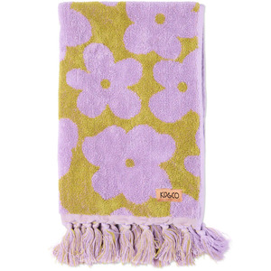 Kip Co: Big Flower Terry Hand Towel | Kip & Co