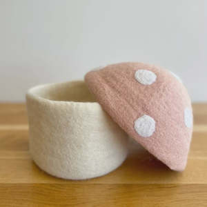 Medium Toadstool Trinket Boxes - Blush | SHEEP-ish