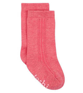 Toshi: Organic Socks Knee Dreamtime Fuschia | Toshi
