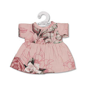 Play: Tropical Bouquet Doll Dress For 32- 38cm Doll | Burrow & Be