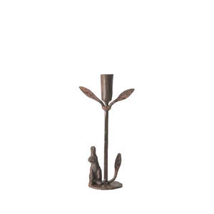 Care 1: Rabbit & Leaf Candleholder - Medium | French Country