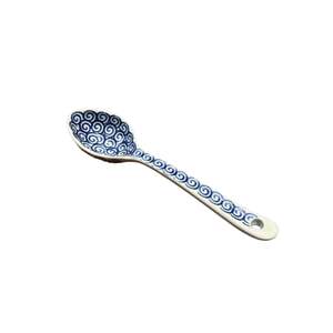 Care 1: Spoon 16 cm - Swirls | Polish Ceramics