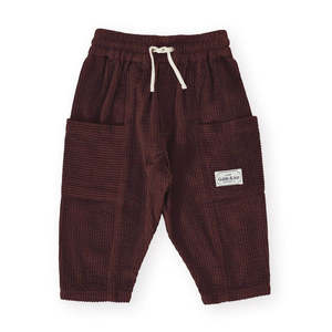 Bottoms: KIT CORDUROY POCKET PANT BROWN | Goldie + Ace