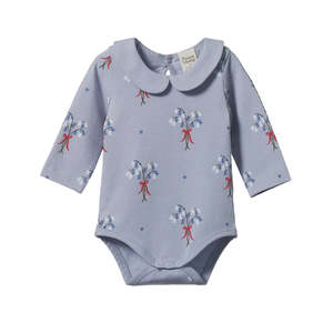 AGNES BODYSUIT - Bluebelle Print | Nature Baby