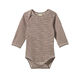 LONG SLEEVE BODYSUIT - Pinecone Stripe | Nature Baby