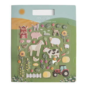 Reusable Sticker Set - Farm | Mushie