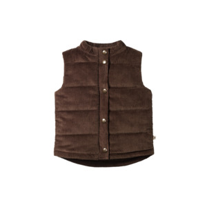 Jackets 1: ABEL VEST - Pinecone | Nature Baby
