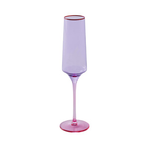 Kip Co: Lilac Colour Block Champagne Glass 2P Set | Kip & Co