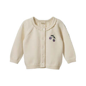 PIPER CARDIGAN - Winter Berry | Nature Baby