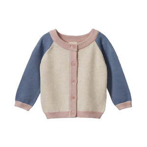PIPER CARDIGAN - Dusky Trio | Nature Baby