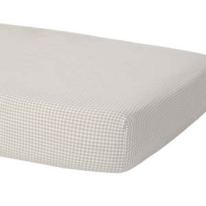 Woven Crib Sheet - Sage Gingham - Sage | Quincy Mae