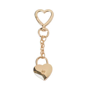 Wear: Keychain Heart - Gold | Stella + Gemma