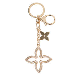 Wear: Keychain Crystal Flower - Gold | Stella + Gemma