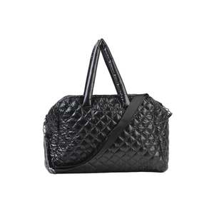 Wear: Overnight Bag Quilted - Black | Stella + Gemma