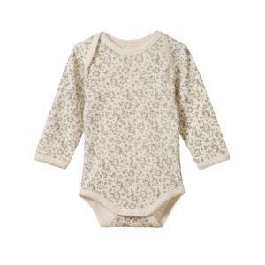 LONG SLEEVE BODYSUIT - Petite Bloomsbury Print | Nature Baby