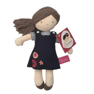 Play: Ruby - Dark Brown Hair & Dark Blue Dress | Tikiri Bonikka Collection