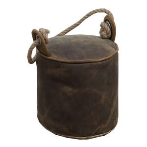 Leather Door Stopper - Saddle | Barron Imports