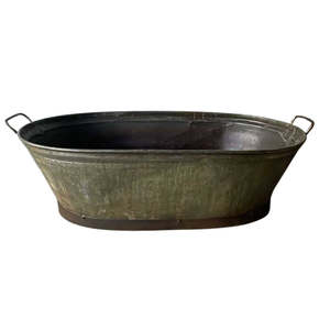 Care 1: Vintage Iron Tub - Large | Barron Imports