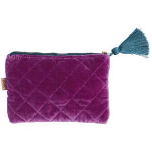 Kip Co: Wild Grape Velvet Cosmetics Purse | Kip & Co