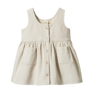 WILLA PINAFORE - Ecru | Nature Baby