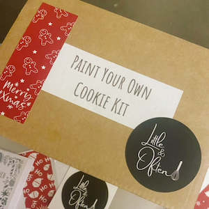 Paint Your Own Xmas Stocking Cookie Kit