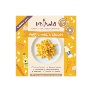 Tots Pantry Toddler Meals: Veggie Mac n Cheese