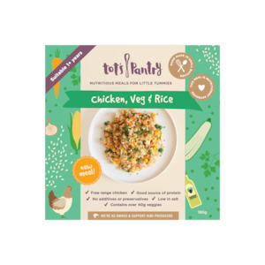Tots Pantry Toddler Meals: Chicken, Veg & Rice